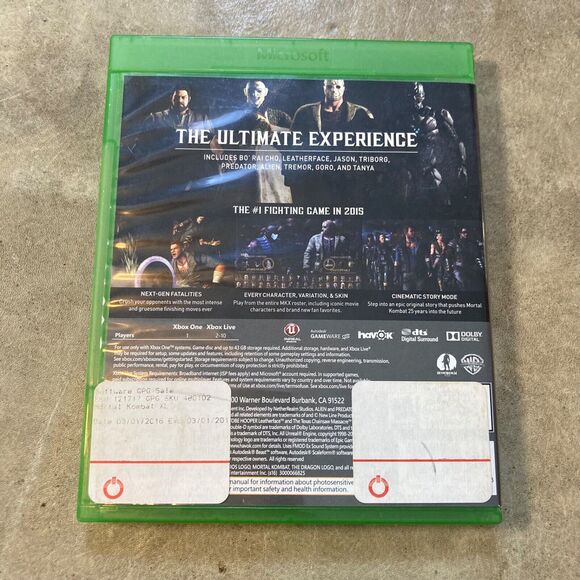 Mortal Kombat XL‎ Xbox One - Picture 2 of 3